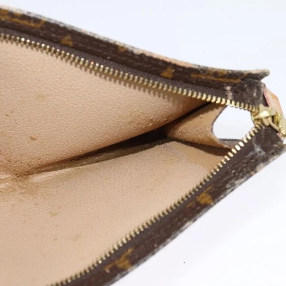 LOUIS VUITTON Monogram Bucket GM Accessory Pouch LV Auth 134663 - Picture 16 of 16